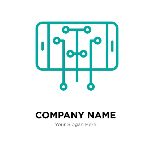 Modelo de design de logotipo da empresa Smartphone — Vetor de Stock