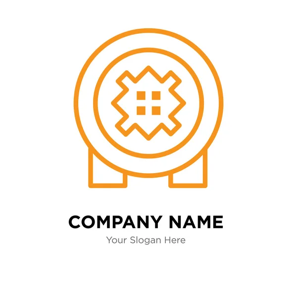 Bank safe company logo design template — Stock Vector