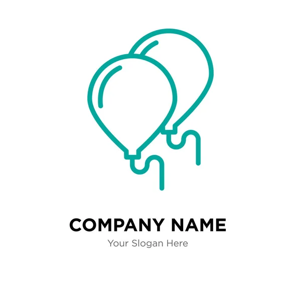 Μπαλόνια εταιρικό λογότυπο πρότυπο σχεδίασης — Διανυσματικό Αρχείο