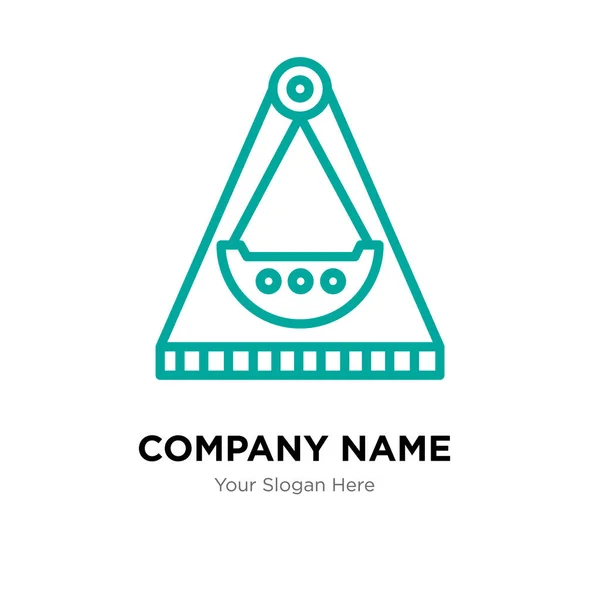 Πρότυπο σχεδίασης λογότυπο εταιρείας καρουσέλ — Διανυσματικό Αρχείο