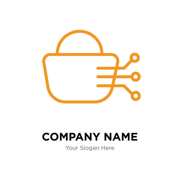 Stock dealing company logo design template — Stock Vector