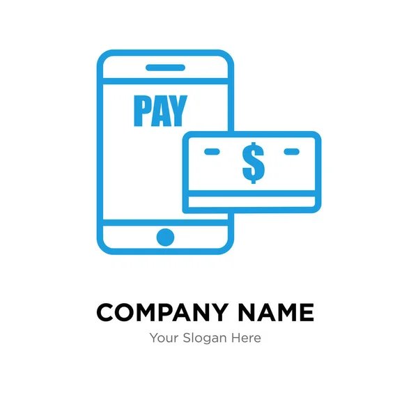 Modelo de design de logotipo da empresa de pagamento — Vetor de Stock