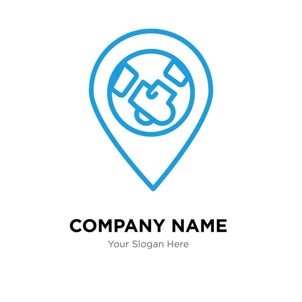 3d gráfico de pizza gráfico empresa logotipo modelo de design — Vetor de Stock