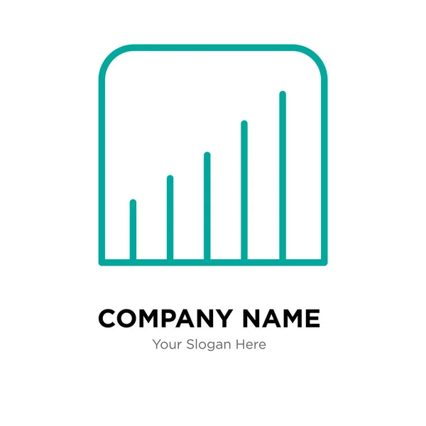 Шаблон логотипа компании на уровне покрытия — стоковый вектор