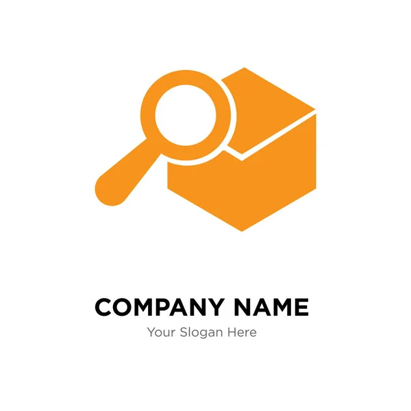 Search delivery service tool company logo design template — Stock Vector