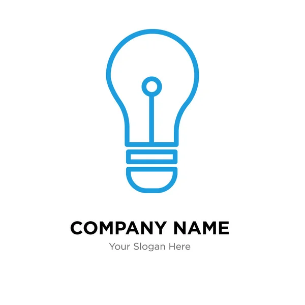 Шаблон логотипа компании Light Bulb — стоковый вектор