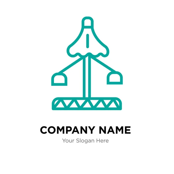 Modelo de design de logotipo da empresa justa — Vetor de Stock