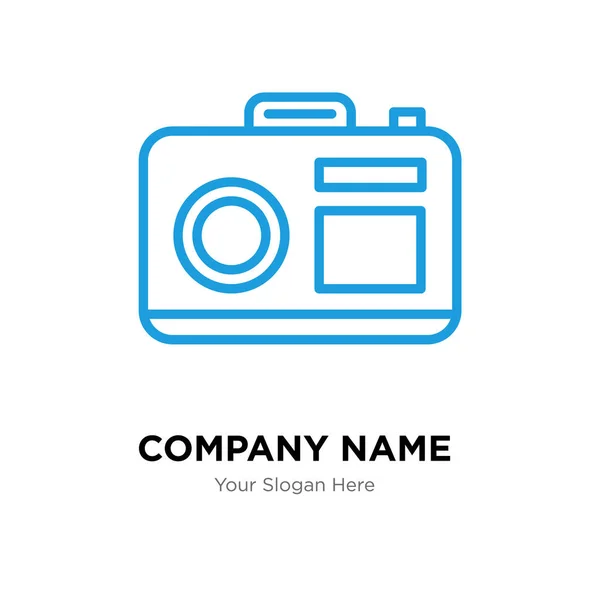 Cámara empresa logotipo diseño plantilla — Vector de stock