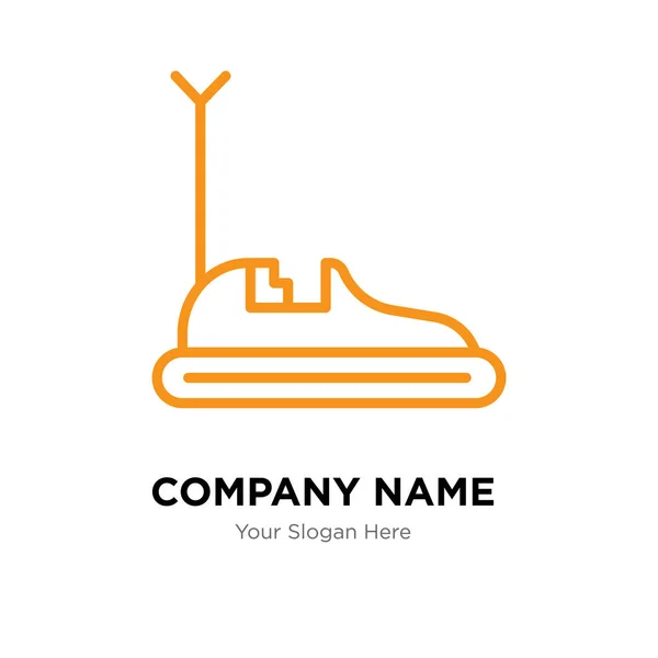 Botsauto bedrijf logo ontwerpsjabloon — Stockvector