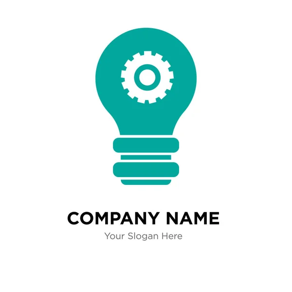Ustawienie lampy firmy logo szablon projektu — Wektor stockowy