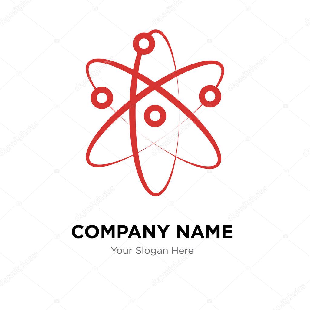 Chemical company logo design template, Business corporate vector icon
