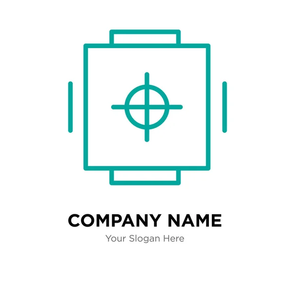 Πρότυπο σχεδίασης λογότυπο εταιρείας χρηματοκιβώτιο — Διανυσματικό Αρχείο