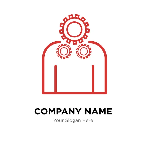 Ontwerpsjabloon voor instellingen bedrijf logo — Stockvector