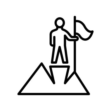 Web ve mobil uygulama tasarımınız için beyaz arkaplanda izole edilmiş başarı simgesi vektörü