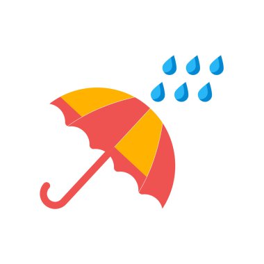Umbrella icon vector isolated on white background for your web and mobile app design