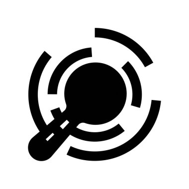 Beyaz arkaplanda izole edilmiş radikal simge vektör işareti ve sembolü,