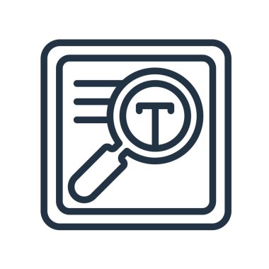 Beyaz arka plan üzerinde Magni izole büyüteç simgesini vektör