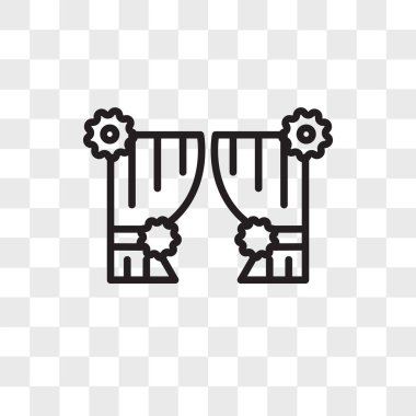 Saydam arka plan üzerinde kemer logo d izole vektör simge kemer