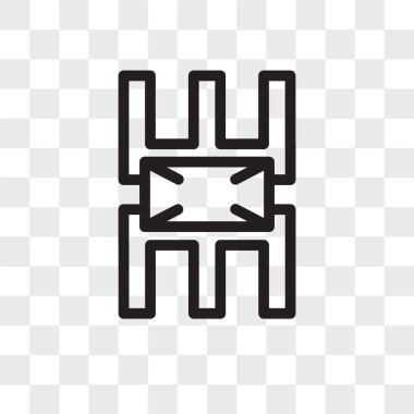 Şeffaf arkaplanda izole edilmiş yaşam zorlukları vektör simgesi,