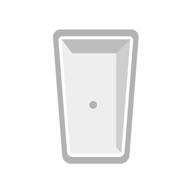 Banyo simge vektör işareti ve beyaz arka plan üzerinde B izole sembolü