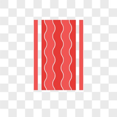 saydam arka plan üzerinde halı lo izole halı vektör simgesi