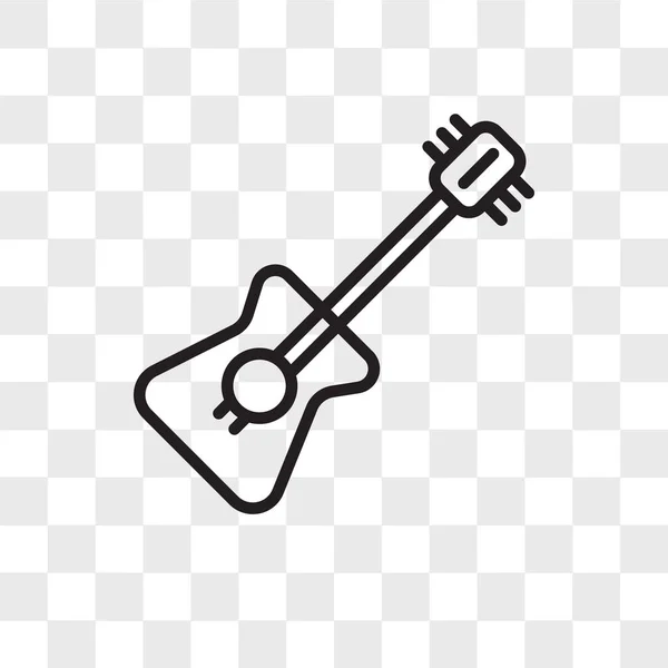 Violin vector icon isolated on transparent background, Violin lo — Stock Vector