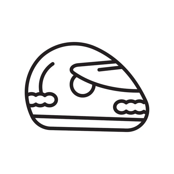 Helmet Icon Vector Isolated White Background Your Web Mobile App — 스톡 벡터