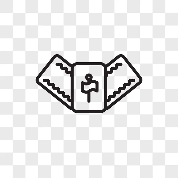 Mahjong vector icono aislado sobre fondo transparente, Mahjong — Vector de stock