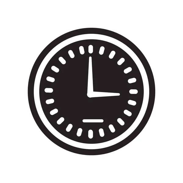 Reloj icono vector aislado sobre fondo blanco, signo de reloj — Archivo Imágenes Vectoriales