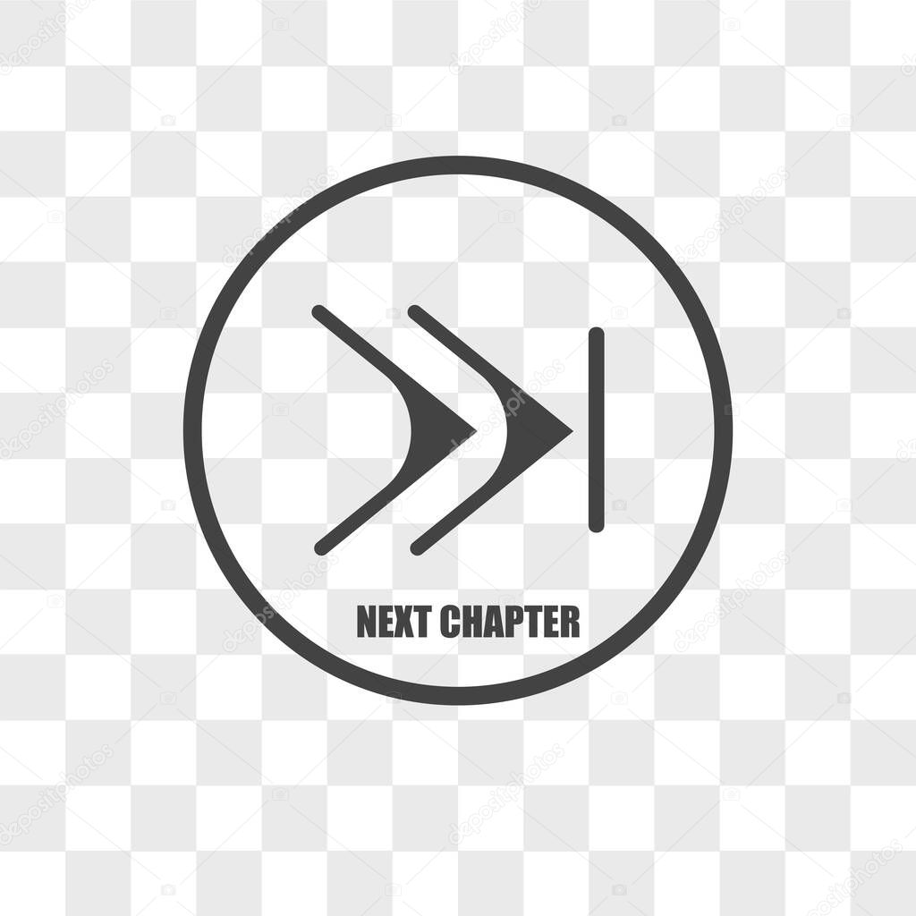 chapter vector icon isolated on transparent background, chapter 