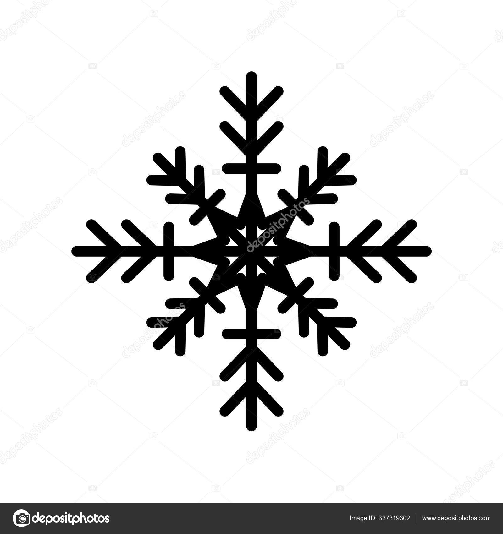 Snowflake Icon Vector Isolated On White Background Snowflake Si Vector Image By C Provectorstock Vector Stock 337319302