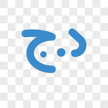 Cezayir para birimi vektör simgesi şeffaf arkaplanda izole,