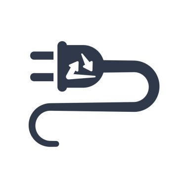 Web ve mobil uygulama tasarımınız için beyaz arkaplanda izole edilmiş eklenti simgesi vektörü