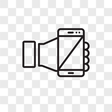 E-ticaret vektör simge şeffaf arka plan üzerinde Ecomme izole