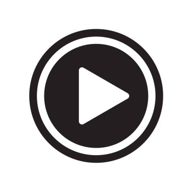 Beyaz arka plan üzerinde oyun Filler'daki izole oyun düğme simge vektör