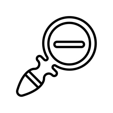 Simge vektör zoom beyaz arka plan üzerinde izole, oturumu Kapat Zoom