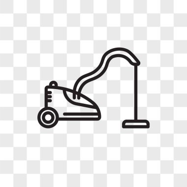 Saydam arka plan üzerinde vakum lo izole vakum vektör simgesi