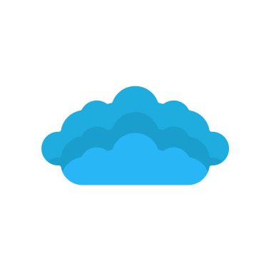 Cloud icon vector isolated on white background for your web and mobile app design