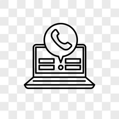 Saydam arka plan üzerinde Laptop lo izole dizüstü vektör simgesi