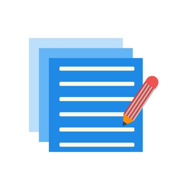 Beyaz arkaplanda izole edilmiş simge vektör işareti ve simgesini düzenle