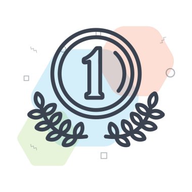 First icon vector isolated on white background for your web and mobile app design