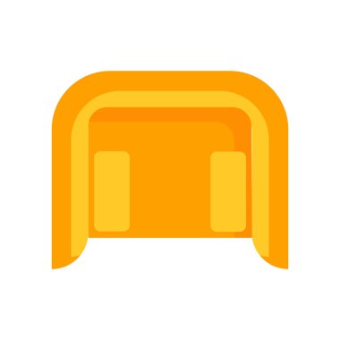 Kol Koltuğu simgesi vektörü ağ ve mobil uygulama tasarımınız için beyaz arkaplanda izole edildi