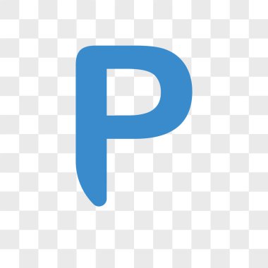 Şeffaf arkaplanda Botswana para birimi vektör simgesi izole