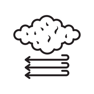 Pressure icon vector isolated on white background, Pressure sign