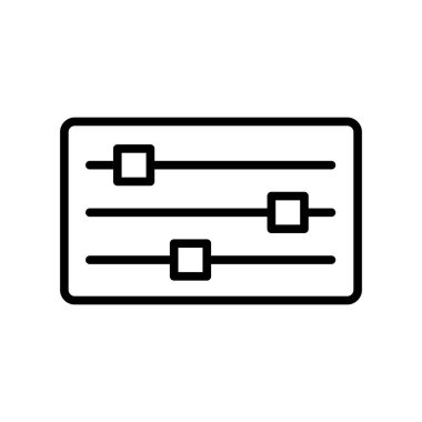 Beyaz arkaplanda izole edilmiş ton simgesi vektör işareti ve sembolü, 