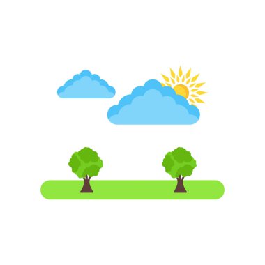 Cloudy icon vector isolated on white background for your web and mobile app designzile,app,design