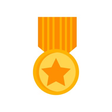 Medal icon vector isolated on white background for your web and mobile app design