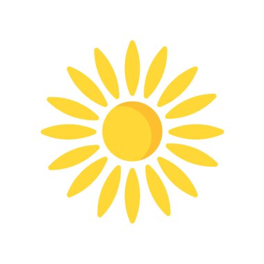 sun icon vector isolated on white background for your web and mobile app design