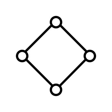 Web ve mobil uygulama tasarımınız için beyaz arkaplanda izole edilmiş bağlantı simgesi vektörü