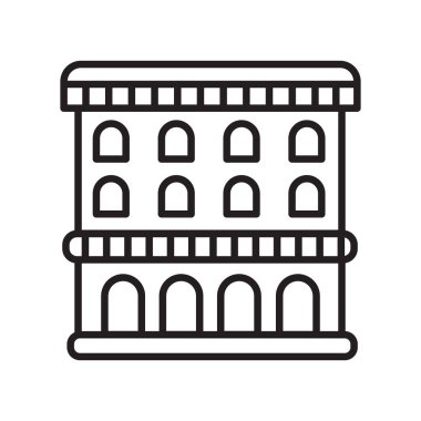 İtalya simge vektörü web ve mobil uygulama tasarımınız için beyaz arkaplanda izole edildi